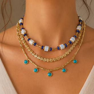 Pul Ezme Kolye Gold