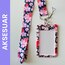 Pink Sakura Boyun Askısı / Kartlık