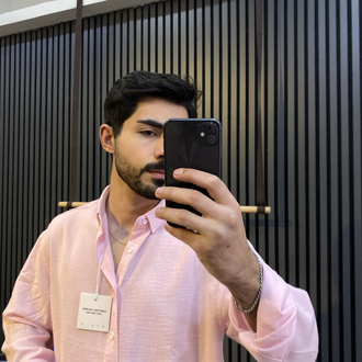 GİESTO-KETEN GÖMLEK-PEMBE