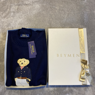 RALPH LAUREN NAKIŞLI AYICIK KAZAK