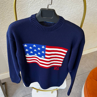 BAYRAK NAKIŞLI RALPH LAUREN KAZAK