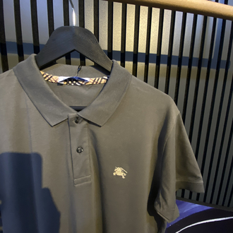 BURBERRY-POLO YAKA-NARDO GRİ