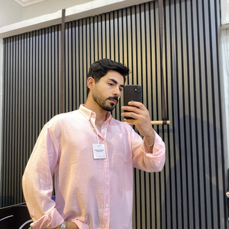 GİESTO-KETEN GÖMLEK-PEMBE