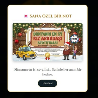 Akasya durağı- Advent Calendar