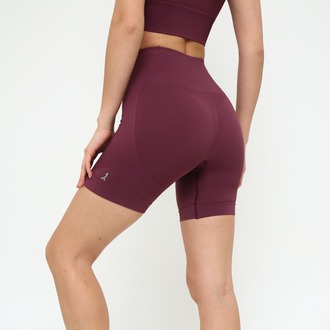 Push Up Şort Bordo