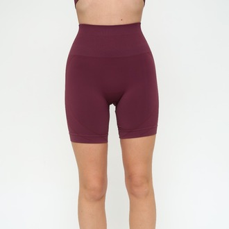 Push Up Şort Bordo
