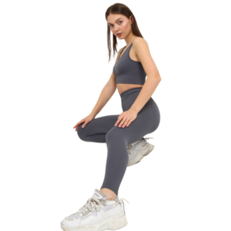 Push Up Tayt Takım Gri