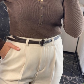 Bej Havuç Pantalon