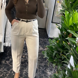 Bej Havuç Pantalon