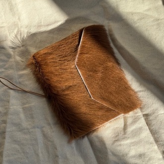 A6 Trifold Goat Leather Journal