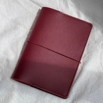 Custom order- Slip-On A5 Leather Journal Cover