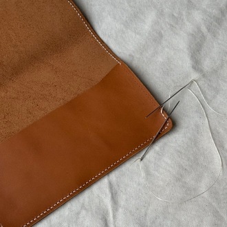 Custom A5 Trifold Leather Journal