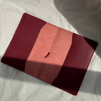 Custom order- Slip-On A5 Leather Journal Cover