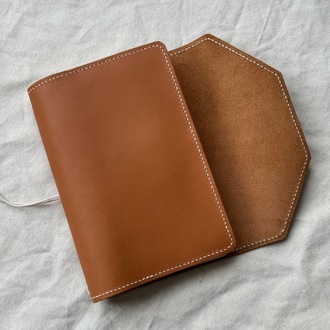 Custom A5 Trifold Leather Journal