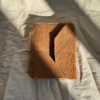 A6 Trifold Goat Leather Journal