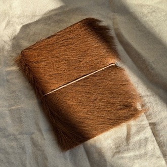 A6 Trifold Goat Leather Journal