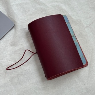 A6 Bifold Leather journal