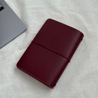 A6 Bifold Leather journal