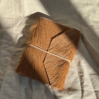 A6 Trifold Goat Leather Journal