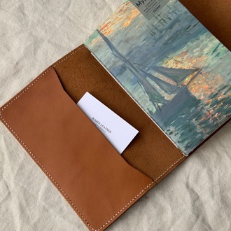 Custom A5 Trifold Leather Journal