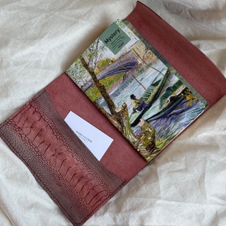 A5 Ostrich Edition Leather Journal