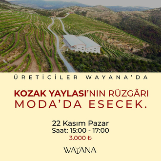 Üreticiler Wayana’da: 22 Kasım 2026