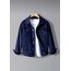 Erkek Slim Fit Denim Kot Ceket Koyu Mavi