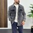 Denim Ceket -Füme
