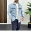 Denim Ceket -Buz mavi