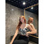 Zebra Desenli İp Askılı Crop Top