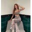 Bej Fitilli Crop Top