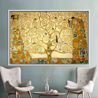 Gustav Klimt Tree of Life Canvas Print, Reproduction Art, Large Wall Decor