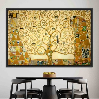 Gustav Klimt Tree of Life Canvas Print, Reproduction Art, Large Wall Decor