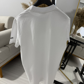 Prada Beyaz Premium Erkek Tişört