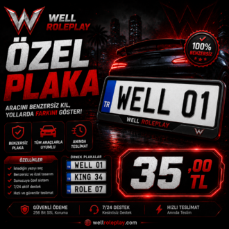 Well ÖzelPlaka
