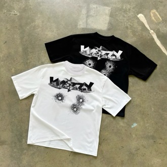 Wezzy Bullet Impact Black Tshirt