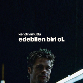 Tyler durden söz lü posteri