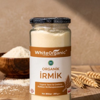 ORGANİK BEBEK İRMİĞİ 300 GR +6 AY