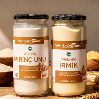 BEBEK İRMİĞİ+PİRİNÇ UNU +6 AY 2'Lİ SET