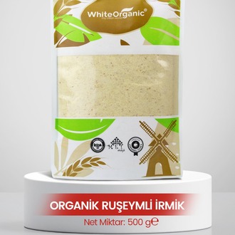 ORGANİK RUŞEYMLİ İRMİK 500 GR