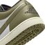 Air Jordan 1 Low 'black toe medium olive'