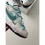 Custom Nike Dunk Low ‘Multiple Aqua Swooshes’ Sail Black