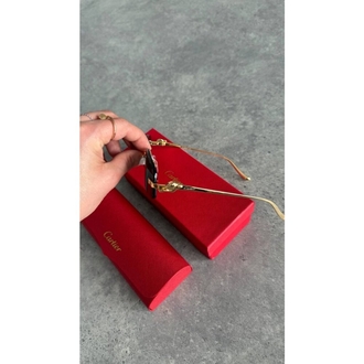 Cartier Gözlük Black Gold