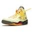 Off White x Air Jordan 5 Retro SP 'Sail'