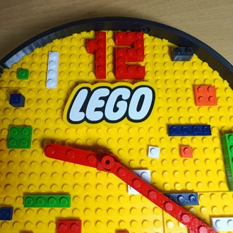 Lego Değiştirilebilir Duvar Saati