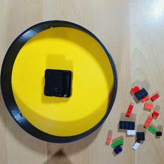 Lego Değiştirilebilir Duvar Saati