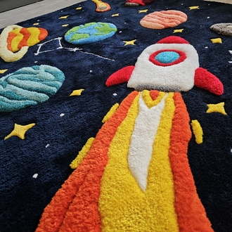 3 boyutlu Uzay Tufting Halı