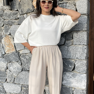 Gabardin Modal karışımlı pantolon