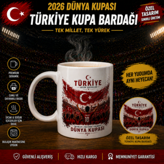 2026 Dünya Kupası Özel Tasarım Seramik Kupa Bardak