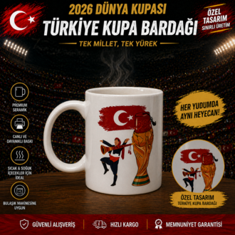 2026 Dünya Kupası Özel Tasarım Seramik Kupa Bardak